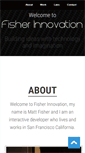 Mobile Screenshot of fisherinnovation.com